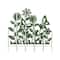 Glitzhome® 3.5ft. 5 Piece Metal Flowers Silhouette Yard Stake